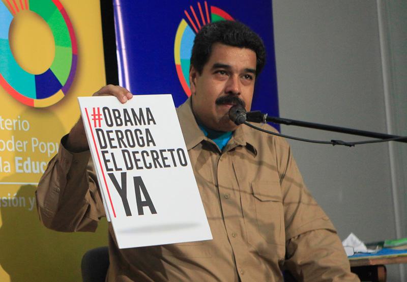 Maduro aseguró que el apoyo de Latinoamérica harán que Washington derogue el decreto presidencial.