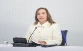 La presidenta designada de Perú, Dina Boluarte, acudió este miércoles a la sede del Ministerio Público para prestar una segunda declaración por el llamado "caso Rolex".
