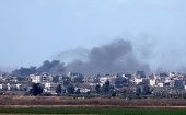 Israel mantiene los bombardeos y ataques contra la ciudad palestina de Jabalia en el norte de Gaza.