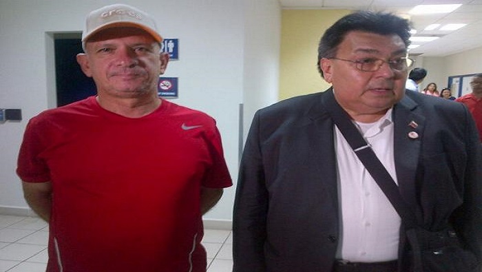 El General Hugo Carvajal ya está acompañado de autoridades venezolanas. (Foto: madeleintlSUR)