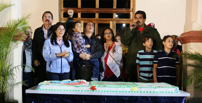 La familia presidencial enalteció el legado de Hugo Chávez. (Foto: AVN) 