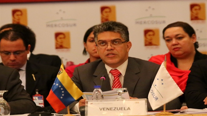 El ministro de Exteriores venezolano ofreció una rueda de prensa en la sede de la Cancillería. (Foto: AVN)