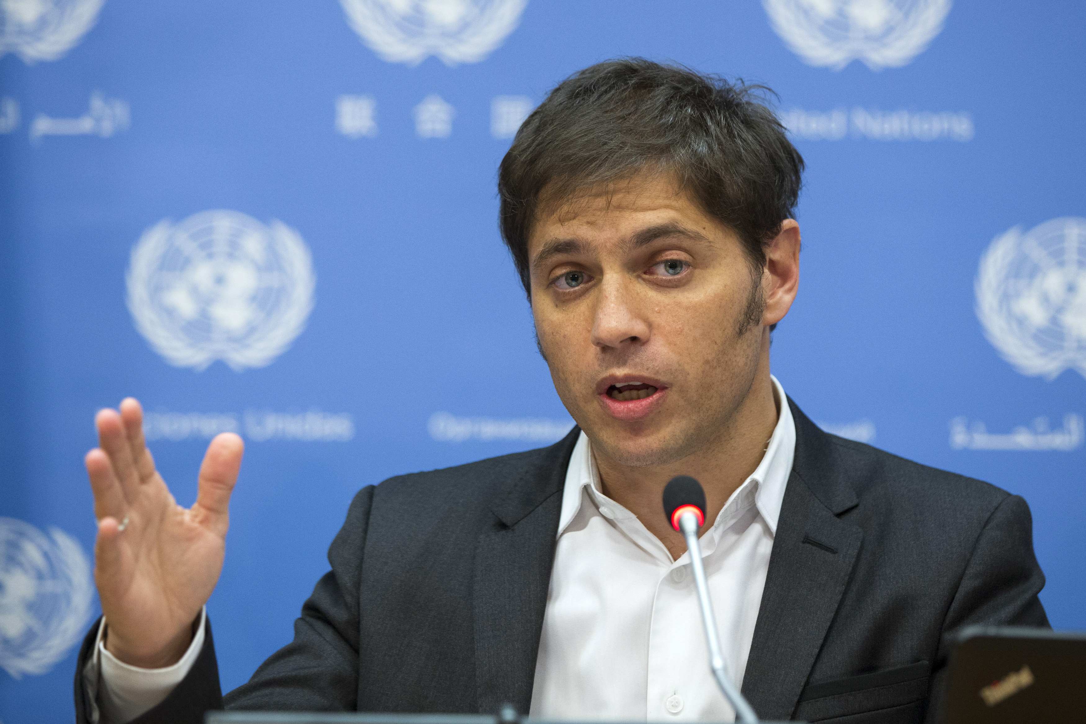 Kicillof estará al frente de la delegación argentina. (Reuters)
