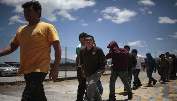 Unos 111 hondureños fueron repatriados por México. (Reuters)