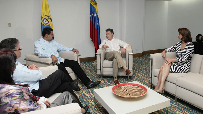 En la reunión se abordaron distintos temas bilaterales. (Foto: Cancillería de Colombia)