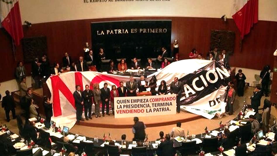 Senadores mexicanos de izquierda creen que estas legislaciones entregan riqueza energética del país.  (Foto: Archivo)