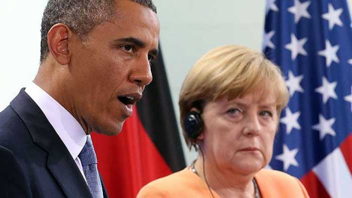 Obama y Merkel consideran que cualquier intervención sin consentimiento de Ucrania resulta 