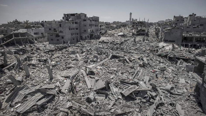 Gaza ha sido destruída deliberadamente por el sionismo.