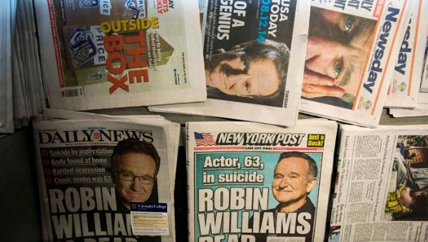 Diarios de EE.UU. reseñaron la muerte del actor. (Reuters)