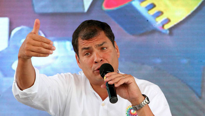 Correa destacó el crecimiento de la economía ecuatoriana. (Foto: Archivo)