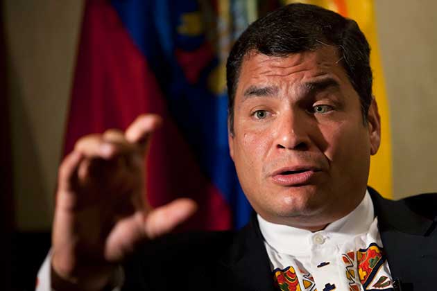 Correa envió condolencias a familiares de los fallecidos (Archivo)