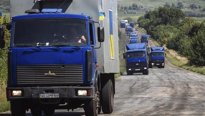 El convoy partió a Rusia desde el martes pasado. (EFE)