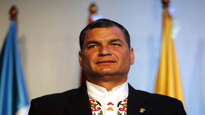 El mandatario ecuatoriano expuso ante unos tres mil asistentes. (Foto: Reuters)