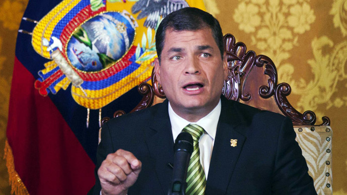Presidente Correa indica que réplicas son normales (Photo: Reuters)