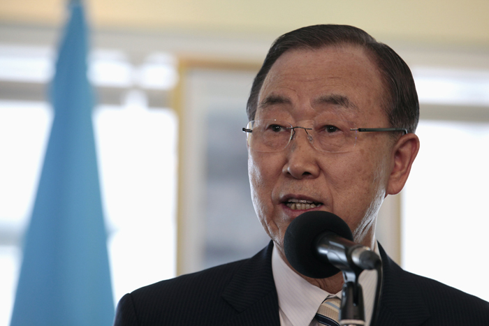Ban Ki-moon solicitó apoyo para evitar pánico por ébola. (Reuters)