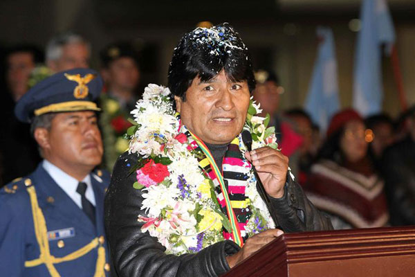 Morales agradeció el apoyo de los países latinoamericanos que expresaron su solidaridad (Foto: EFE)