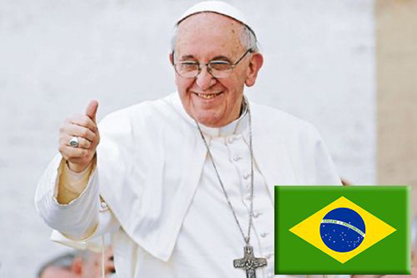 El papa llegará este lunes a Rio de Janeiro. (Foto: Archivo)