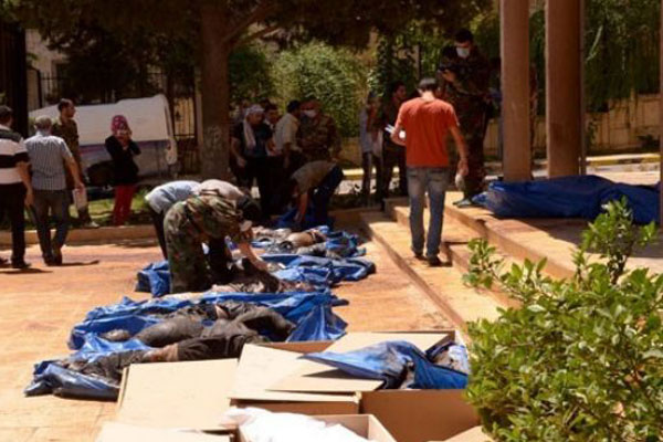 Agencias internacionales utilizan varias fotografías para referirse al falso atentado (Foto: PressTV)