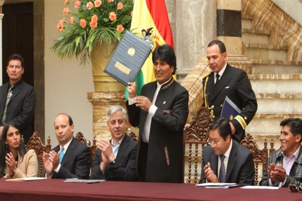 El acto tuvo lugar en el Palacio de Gobierno de Bolivia. (Foto: Archivo)