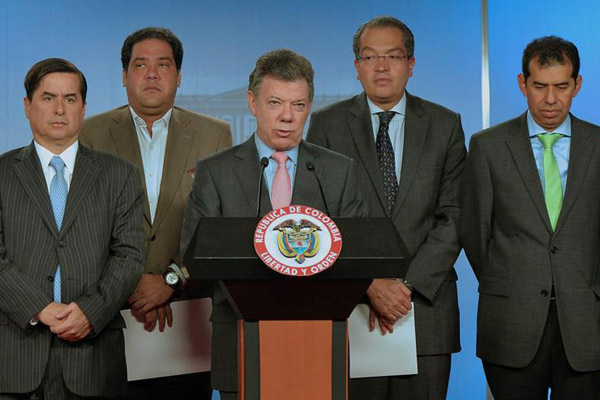 Juan Manuel Santos consideró como válida la pausa propuesta por las FARC. (foto: Archivo/ EFE)