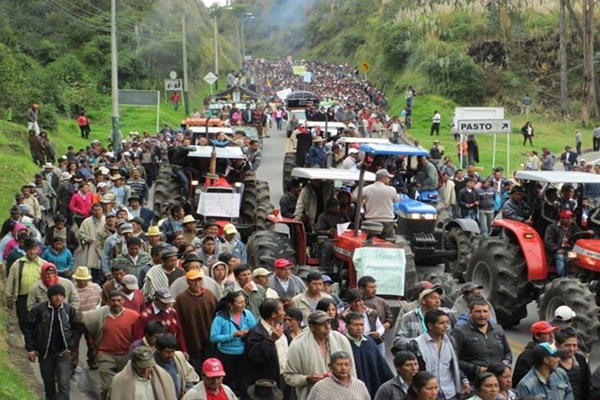 Los diferentes fremios desarrollan el séptimo día de protestas en Colombia. (Foto: Archivo)