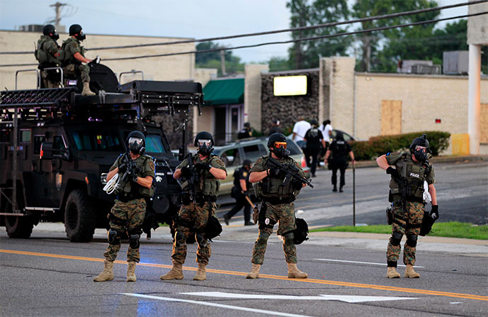 Militarización de la Policía en EE.UU. (Foto: AP)