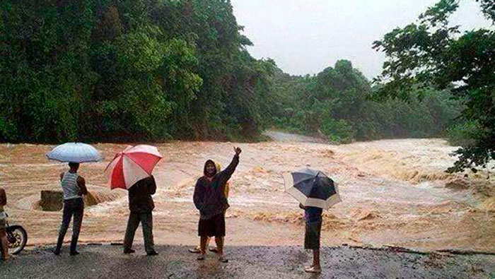 Más de tres mil desplazados han dejado las lluvias en República Dominicana. (Foto: @Branduin13)