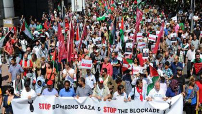 El fin de semana miles de ciudadanos de Bélgica marcharon en apoyo a Palestina (hispantv.com.ve)