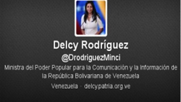 “Muy grave el audio difundido por ZK! Sectores golpistas en la oposición persisten en atajos no democráticos!”, dijo la ministra del Poder Popular para la Comunicación e Información, Delcy Rodríguez, a través de twitter. (Foto: Archivo)