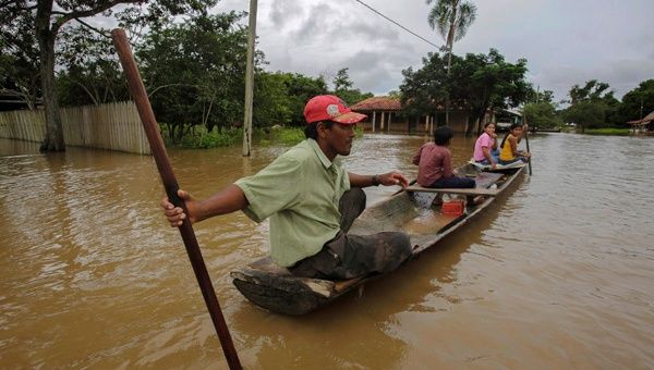 Superan las 52.000 familias las damnificadas por las lluvias en Bolivia. (Foto: Reuters)