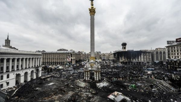 EN FOTOS: Antes y después de la Plaza Maidán en Ucrania