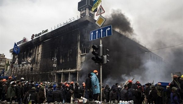 EN FOTOS: Antes y después de la Plaza Maidán en Ucrania