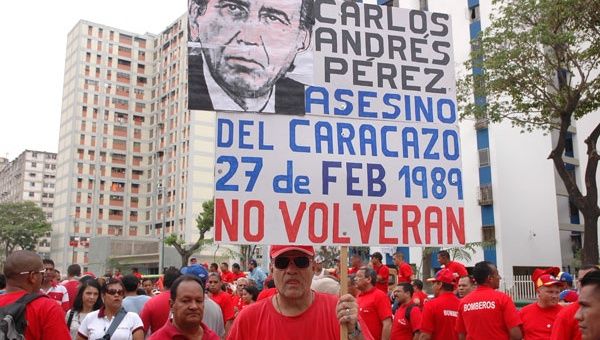 Venezolanos rechazan volver al sistema neoliberal que produjo el estallido poppular de 1989 (Foto: Archivo)