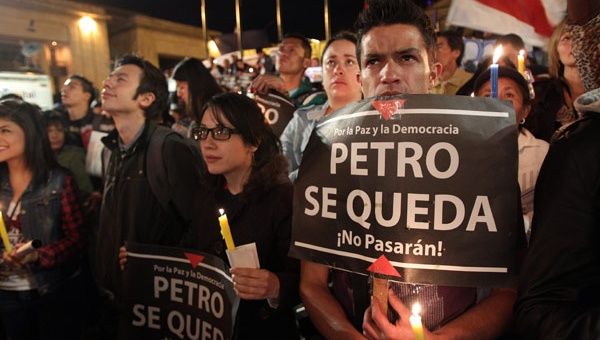 El pueblo colombiano protestó contra las medidas de la Procuraduría. (Foto: EFE)
