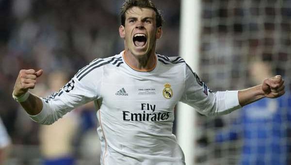 El galés Gareth Bale concretó la remontada madridista luego de rematar con la cabeza un rápdido contragolpe ejecutado por el argentino Ángel Di María (Foto: AFP)