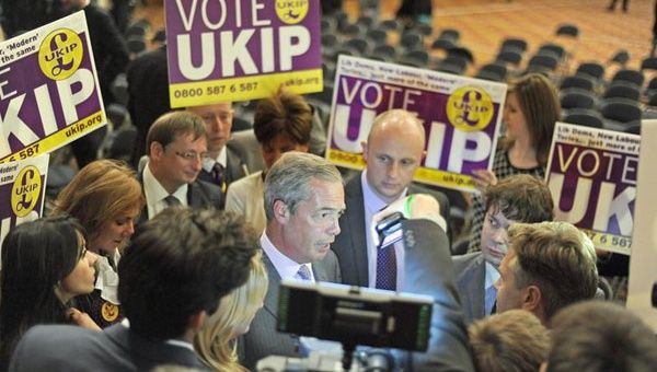 El partido populista y antieuropeo UKIP triunfó en Reino Unido (Foto: EFE)