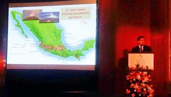Ponencia de Ecuador sobre riesgos de desastres (Foto:Twitter)