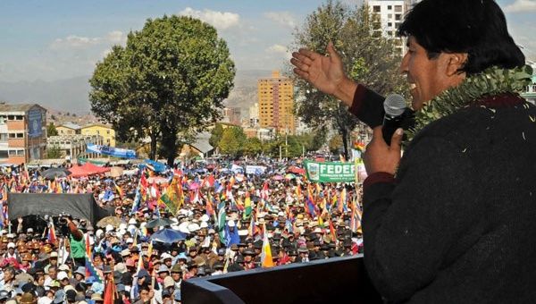 En La Paz, Morales alcanzó una aprobación del 76 por ciento (Foto: Archivo)