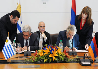 Uruguay y Armenia refuerzan sus relaciones diplomáticas y comerciales (Foto:presidencia.gub.uy)