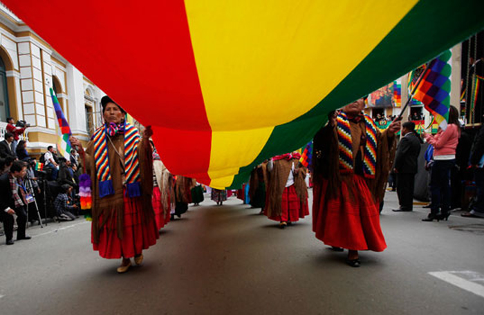 Indígenas bolivianos realizaron actividades previas al evento. Archivo.