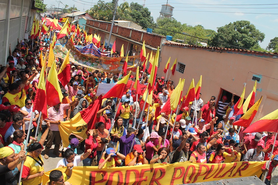 Marcha contra el contrabando en Guasdualito, estado Apure.