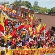 Marcha contra el contrabando en Guasdualito, estado Apure.