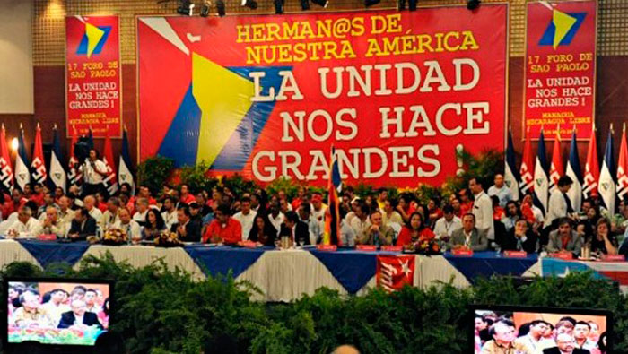 Delegaciones sociales del Foro de Sao Paulo insisten en la necesidad de lucha contra el imperialismo. (Foto: Archivo)