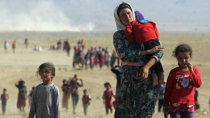 Miles de yazidíes han huído de los terroristas del Estado Islámico. (Reuters)