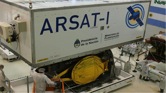 El primer satélite argentino, Arsat-1, entrará en órbita en septiembre (Foto: Télam)