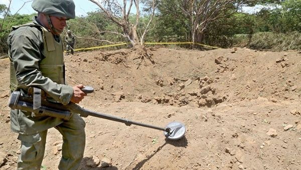 Así se ve donde cayó el meteorito en Nicaragua