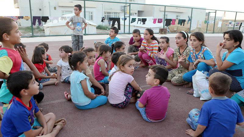 Debido a los ataques del EIIL muchos niños iraquíes se encuentran refugiados en campamentos en el norte de Irak. (Foto: EFE)