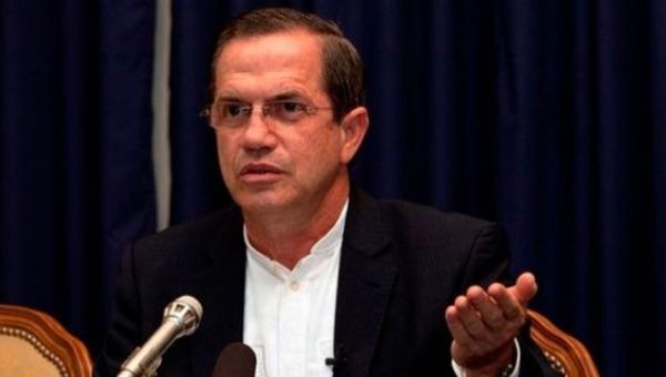 Ecuadoran Minister of Foreign Affairs Ricardo Patiño. (Photo: teleSUR)