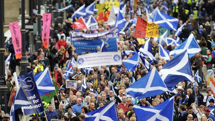 El Partido Nacional Escocés, liderado por Alex Salmond, es el principal impulsor del la independencia (Foto: ABC)