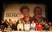 Artistas, cultores e intelectuales expresaron su apoyo a Rousseff por medio del manifiesto "La primavera de los derechos de todos: ganar para avanzar" (Reuters)